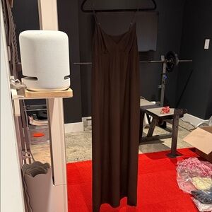 Twelfth Street by Cynthia Vincent Brown Slip Maxi Dress